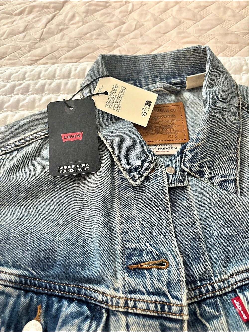 Levi's Shrunken '90s Trucker Jacket Denim Jacket in Blue